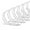 White, variant on TruBind 25mm (1 in.) Double Loop Binding Spines | 11 in. Length for Letter Size or Smaller Projects | 2:1 Pitch | 220 Sheet Binding Capacity | White | 50 Pack