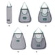 thumbnail image 3 of Jumpingount Organización eficiente con bolsas de almacenamiento de malla para colgar, almacenamiento de cocina, bolsa de malla para colgar, ahorro Envolturas para manijas de equipaje Tipo 1, 3 of 6