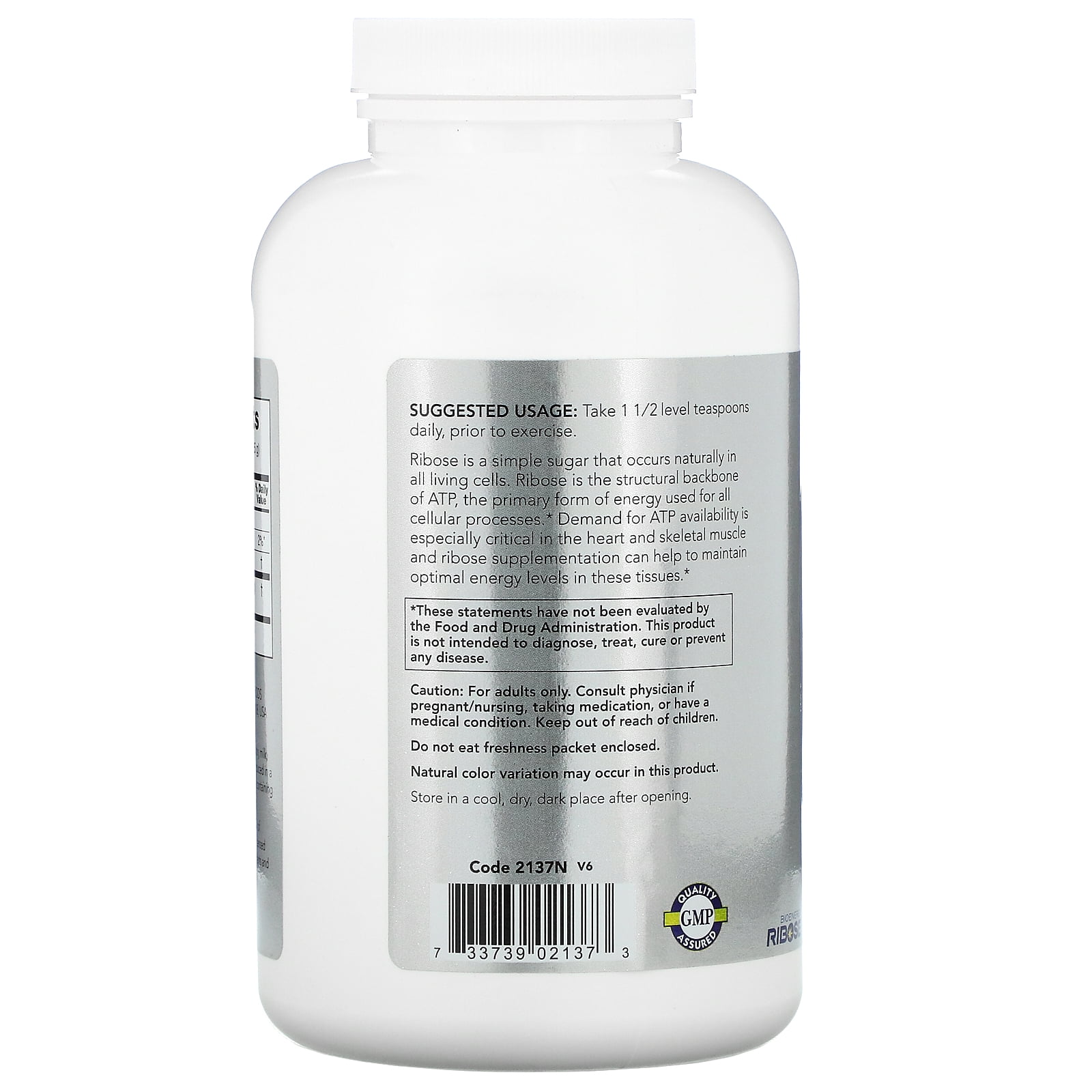 Now Sports D-Ribose Powder
