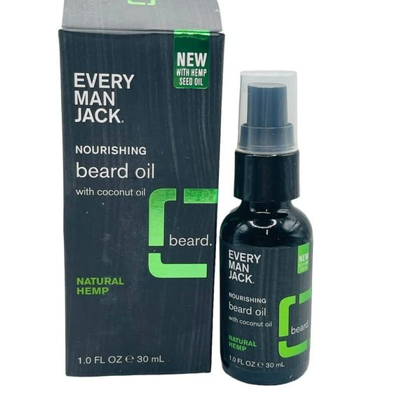 EVERY MAN JACK. NOURISHING beard oil with coconut oil