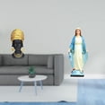 thumbnail image 2 of Estatua de mujer africana,Estante de oficina con estatua de mujer africana,Adorno de figura de resina delicado para el hogar,Estatua católica,Colección de estatuas y figuras religiosas, 2 of 8