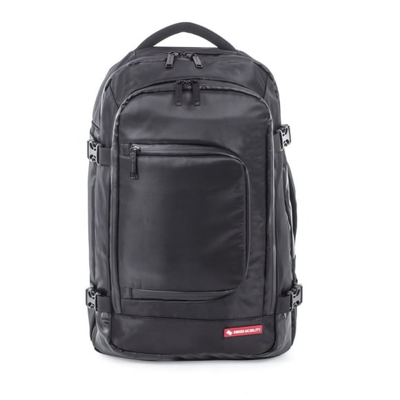 Swiss Mobility - Cadence - Sac à dos Convertible pour la plupart des ordinateurs 15,6" - Noir