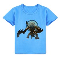 Boys Zelda Print Cotton Short Sleeve T-shirt Children's Casual Top for Summer T-shirt