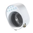 thumbnail image 2 of Ventilador Ventilador de refrigeración por agua USB de 3 W con luz LED Enfriador de verano Herramienta de refrigeración de escritorio para oficina en el hogar, color blanco Inevent HA005471-01, 2 of 7
