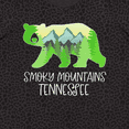 thumbnail image 4 of Inktastic Smoky Mountains, Tennessee- Mountains and Bear Shape Women's Plus Size T-Shirt, 4 of 5