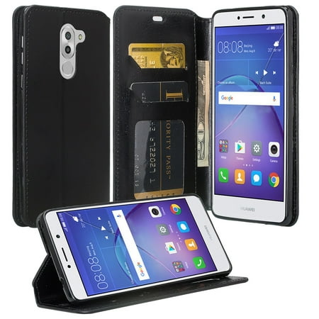Huawei Honor 6X Case, Huawei Mate 9 Lite Wallet Case, SOGA [Pocketbook Series] Leather Folio Flip Wallet Case for Huawei Honor 6X / Mate 9 Lite / GR5 2017 - Luxury