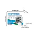 thumbnail image 3 of ZZkhGO Dishwasher Cleaner Tablets, Deep Clean Deodorize Descaling, Gentle on Appliances Cleaning Pods for Built-in Freestanding Dishwashers, 3 of 7