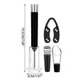 thumbnail image 2 of 1 Wino on the Go Holiday Gift Set, Air Pressure Wine Opener Set, 4-in-1 Portable Wine Bottle Opener Kit with Aluminum Case, Wine Accessory Gift Set for Dads, 2 of 9