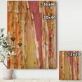 thumbnail image 3 of Designart 'Fractal Orange Glam Natural Wood' Traditional Print on Natural Pine Wood, 3 of 3