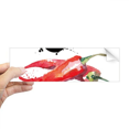 thumbnail image 1 of Chili Vegetable Tasty Healthy Watercolor Rectangle Bumper Sticker Notebook Window Decal, 1 of 1