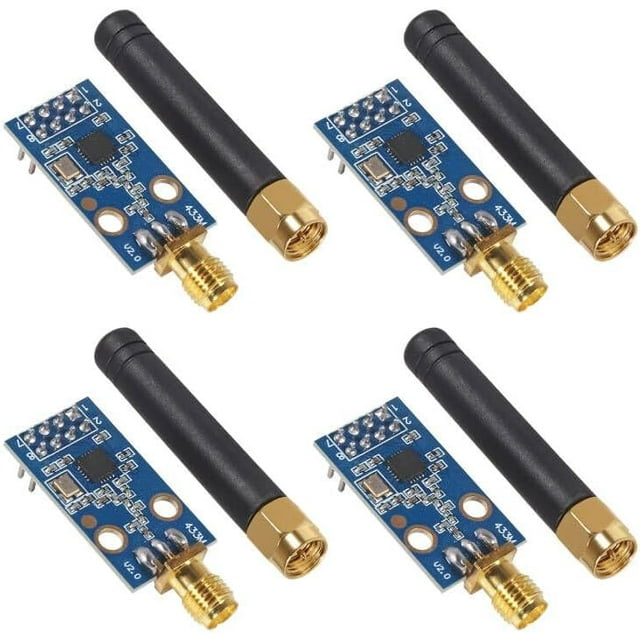 Module Sans Fil CC1101 avec Antenne SMA, 315/433/868/915MHZ, Zigbee, Module Émetteur-Récepteur Sans Fil pour Arduino Raspberry Pi (4)