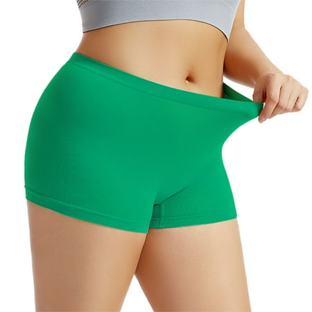 Clearance Sale! Womens Boyshorts Underwear Seamless Full Coverage Soft Stretch Boxer Shorts for Women