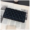 thumbnail image 6 of TAZAG tri-fold long wallet women's retro rivet wallet, 6 of 9