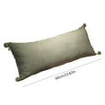thumbnail image 2 of Luckky Full Body Pillow, Large Bed Sleeping Pillow for Adults and Side Sleeper, Long Pillow Insert with Velvet Cover, 20x54 Inches, Zipper Type (Green), 2 of 9