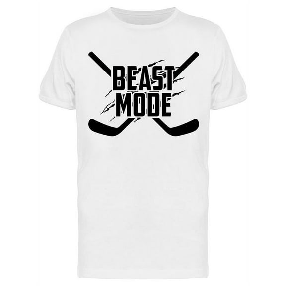 Beast Mode Quote T-Shirt Men -Image by Shutterstock, Male Large