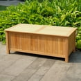 thumbnail image 4 of Cambridge Casual 48 Gallon Wood Deck Box, Brown, 4 of 9