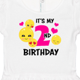 thumbnail image 4 of Inktastic Its My 2nd Birthday with Emojis Girls Baby Dress, 4 of 5