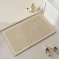 thumbnail image 4 of Ovzne Luxury Cream Style Diatomite Bathroom Mat Fast-Drying Absorbent Non-Slip Shower Toilet Floor Mat Wear-Resistant Durable Bathroom Rug For Modern Home, 4 of 7