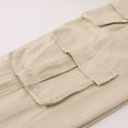 thumbnail image 6 of Shwomsmer Women's Pants Women High Waist Baggy Cargo Pants Cargo Jeans Jogger Pocket Loose Fit Straight Wide Leg Trouser Casual Pants for Women for Work, 6 of 9