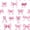 Pink White, variant on Manfei Vintage Polka Dots Bowknot Twin Sheet Sets 3pcs for Kids Teens,Girls Women Pink Stars Print Bedding,Luxury Bedroom Decor