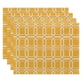 thumbnail image 3 of Simply Daisy 18" x 14" O the Fun Geometric Print Placemat, Set of 4, 3 of 4