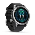 thumbnail image 5 of Garmin fenix E – 47 mm, AMOLED Stainless Steel with Black Silicone Band Multisport GPS Smartwatch with Black EarBuds, 5 of 8