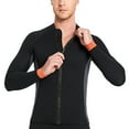 thumbnail image 3 of stanreset Diving Jacket High Efficiency Cold Proof Nylon Material Good Elasticity Swimsuits Strong Sunscreen Smooth Leather Edging Wetsuit Men Black L, 3 of 9