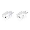 thumbnail image 1 of Adaptador de corriente de carga Inteprter 20 W puerto dual USB para teléfono móvil, 1 of 6