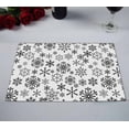 thumbnail image 2 of PKQWTM Snowflake Kitchen Dining Table Mats Placemats Size 12x18 Inches, Set of 2 Pieces, 2 of 2