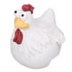 thumbnail image 2 of Adorno de pollo Bling Bling de resina con ojos grandes, 2 of 14