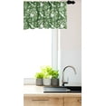 thumbnail image 3 of Ambesonne Jungle Foliage Window Valance, Beach Tree Leaves, 42" x 12", Fern Green Peacock Green, 3 of 3