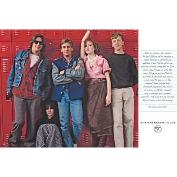 Breakfast Club Lockers Poster 36in x 24in