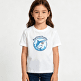 thumbnail image 2 of Girls Graphic Tees Shark Fearless Depths Kids T Shirt Ocean 100% Cotton Short Sleeve Soft Tops 4-13Y, 2 of 5
