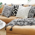 thumbnail image 3 of Rochelle Porter Design Oga Throw Black, 50in x 60in, Rectangle, Black, White, 1 Piece, Cotton, Adult, 3 of 8