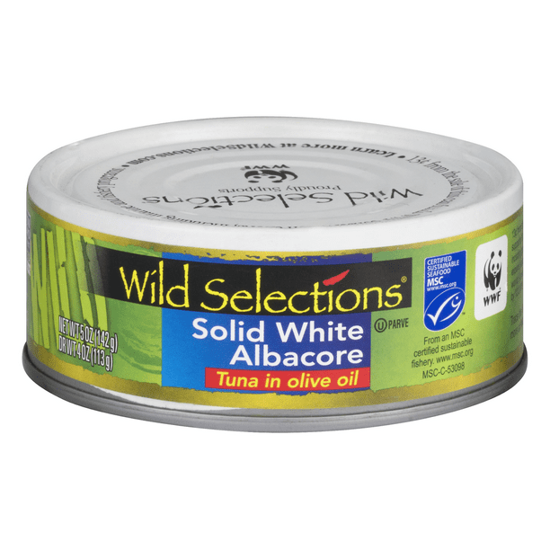 Wild Selections Line Caught Solid White Albacore Tuna In Olive Oil 5 oz