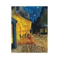 thumbnail image 2 of van Gogh, Vincent 25x32 White Modern Wood Framed Museum Art Print Titled - Le cafe, le soir, 2 of 4