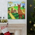 thumbnail image 6 of Llama's Art Nouveau Dream - Canvas, 6 of 10