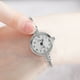 thumbnail image 5 of Relojes de pulsera de lujo para mujer, de cuarzo, para negocios y negocios (blanco), 5 of 6