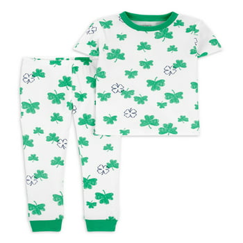Carter's Child of Mine Baby and Toddler Unisex St. Patrick's Day Pajama Set, 2-Piece, Sizes 12M-5T