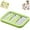 Green, variant on Myfroroll Ice Cream, Myfroroll Ice Cream Roller, Rolled Ice Cream Maker Tray with 2 Spatulas, Mini Rolled Ice Cream Maker for Home, Instant Ice Cream Roller Maker for Gelato Frozen Yogurt (Green, 1)