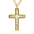 thumbnail image 2 of Cadena & Cruz Oro Amarillo de 14K con Diamantes TIMESQUARE 9392DWN4YJA11M, 2 of 3