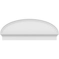 thumbnail image 3 of Ekena Millwork 48"W x 18-7/8"H x 2-3/4"P Elliptical Smooth Architectural Grade PVC Combination Pediment, 3 of 7