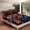 Black Red Navy, variant on Cartoon Pug Dog Twin Fitted Sheet Colorful Doughnut Bedding, Pink Headphone Headset Bed Sheets Hippie Black Bed Cover, Donut Dessert Polka Dots Bed Set for Kids (Deep Pocket)（No Top Sheet）