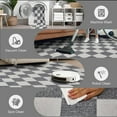 thumbnail image 4 of Washable Front Door Mat Indoor Entrance 2x3 Checkered Rug, Flat Print Plaid Area Rugs Ultra-Thin Carpet Stain Resistant Non-Slip for Entry Kitchen Hallway Kids Room Laundry Bedroom(Gray and White), 4 of 6