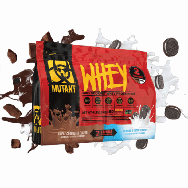 MUTANT WHEY DUAL 4LBS TRIPLE CHOCOLATE & COOKIES AND CREAM