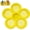 Yellow, variant on Flower Shape Floating Garden Feeder, Floating Bee Waterer with Safe Landing, Pad Non Drown Design Bee Island Drinking Station for Butterfly Farm Pond Fountain Outdoor Backyard Patio Deck (Yellow)