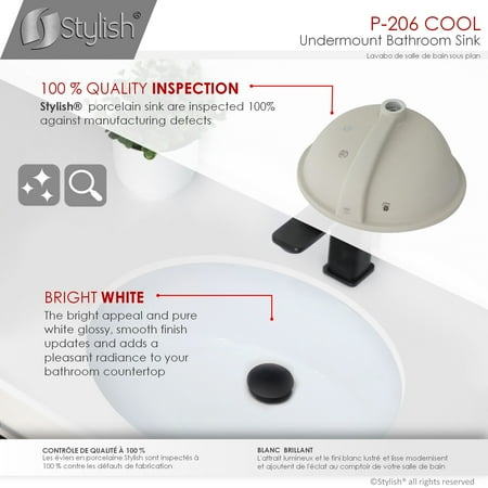 Ul Li Built Per Standards P This Bathroom Sink Has Been Build Meeting The Highest For North America It Is Cupc Certified And Its Standard Drain Opening Works With Most Pop Up Drains Quality Undermount - 19 Inch Oval Undermount Bathroom Sink Ul Li Built Per Standards P This Bathroom Sink Has Been Build Meeting The Highest For North America It Is Cupc Certified And Its Standard Drain Opening Works With Most Pop Up Drains Quality Undermount - 19 Inch Oval Undermount Bathroom Sink