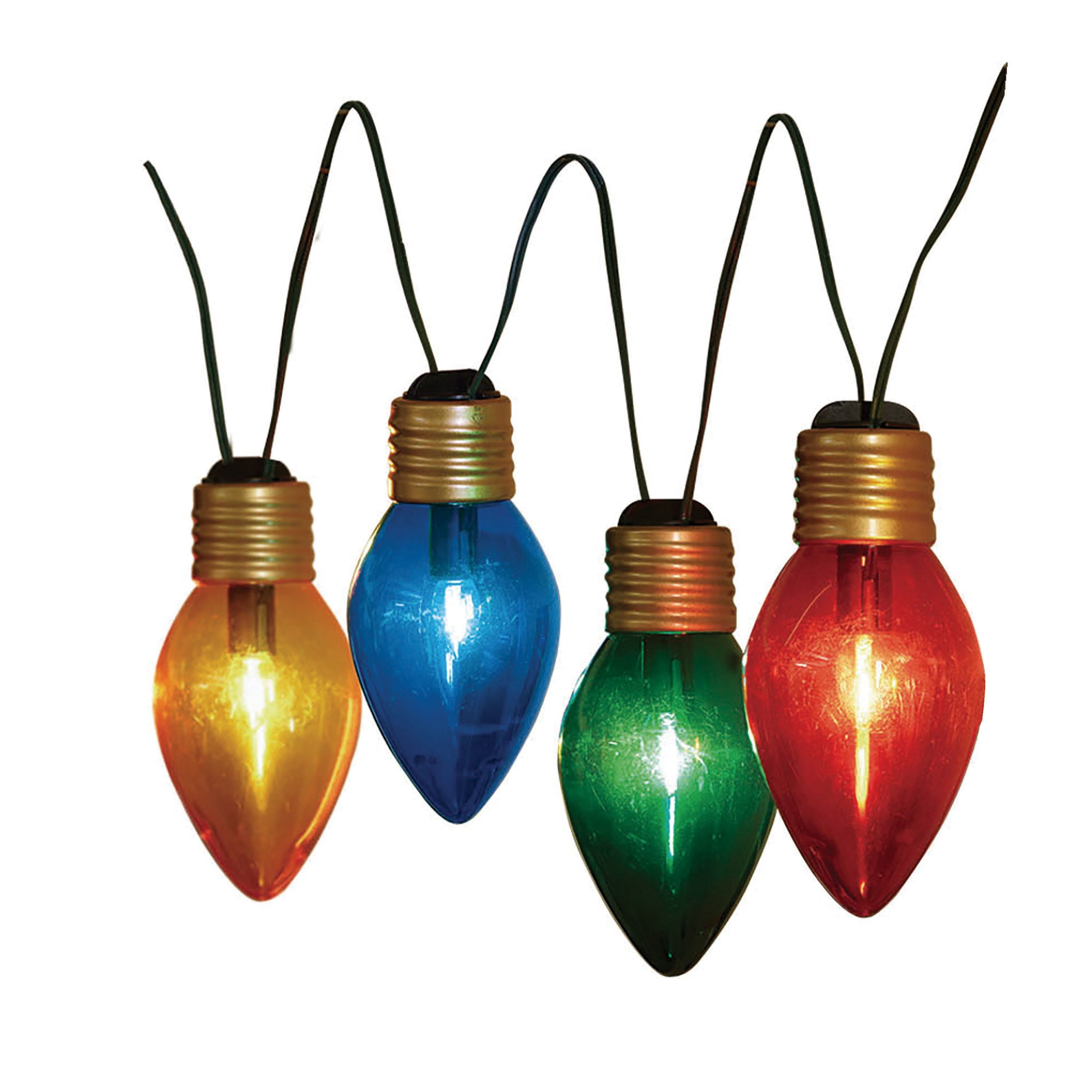 Holiday Time 8-Count LED Jumbo C7 String Lights, 10.8 Feet photo 2