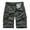 Dark Gray, variant on WREESH Men's Cargo Shorts Summer Fashion Solid Color Casual Shorts Multi-Pocket Cargo Shorts Outdoor Workout Shorts Black