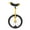 Yellow, variant on ToppiJoy 16-inch Adjustable One Wheel Balance Exercise Bicycle Lightweight for Adults Kids(Blue)